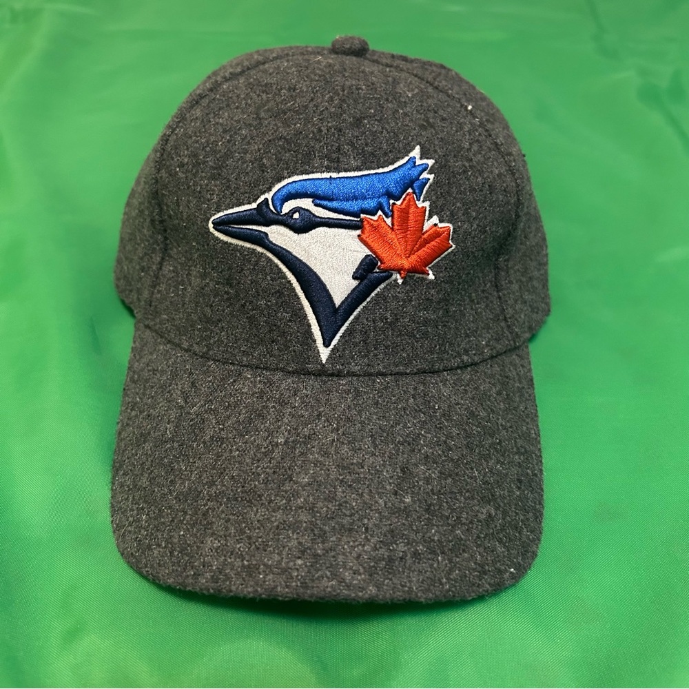 Toronto Blue Jays Grey Felt Adjustable Cap